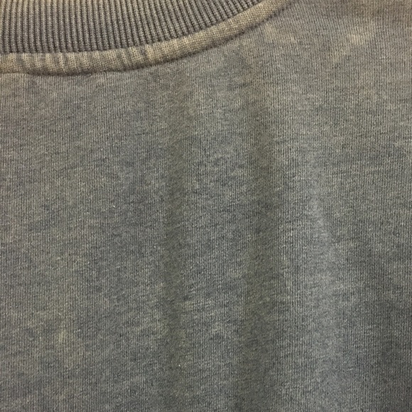 Club Monaco Cropped Blue Crewneck Sweatshirt XS - Picture 11 of 15